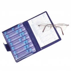 Gemessen wöchentlichen Pillbox