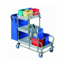 Reinigungswagen mit 6...