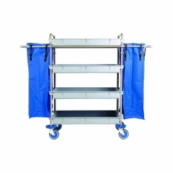 Servierwagen mit 4 Tabletts...